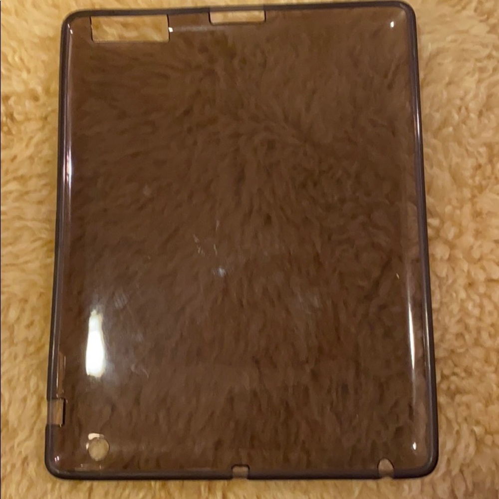 iPad 4 plastic case gray